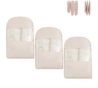 Space Saving Hanging Garment Bag with Self Compression Zipper, Dust Cover Clothes Bags for Down Coat, Winter Coat Storage(Beige,3*M)