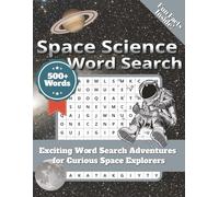 Space Science Word Search Puzzle Book: Word Searches with Easy to Read Print about Planets, Stars, Galaxies, Astronauts and more | 8.5x11 inches, 113 ... Gift For Vacation, Holiday, and Free Times.