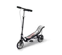 Space Scooter X560S - Patinete plegable para niños con función espacial - A | Mueva la cubierta hacia arriba y hacia abajo y avance sin tener que dejar el pie. Con freno de mano y adecuado hasta 90kg.