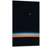 Space Shuttle Endeavour - Jupiter rising over Earth's horizon and crescent