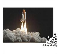 Space Shuttle Launch-7 Puzzles Imposible,desafío para Adultos Juego Educativo 1000 Piezas Obra De Arte De Juego De para Adultos Y Niños A Partir De 12 Años 38x26cm/1000pcs