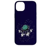 Space Spaceman Planet Flying Carrusel Espacio Exterior Astronauta Carcasa para iPhone 14 Plus