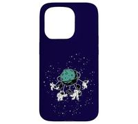 Space Spaceman Planet Flying Carrusel Espacio Exterior Astronauta Carcasa para iPhone 15 Pro