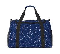 Space Star - Bolsa de viaje con diseño de galaxia, gimnasio, para fin de semana, para hombres y mujeres, equipaje de mano ligero para entrenamiento y vacaciones