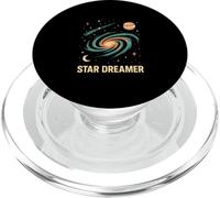 Space Star Dreamer Astronomer Vintage Hombres PopSockets PopGrip para MagSafe