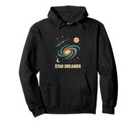 Space Star Dreamer Astronomer Vintage Hombres Sudadera con Capucha