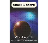 Space & Stars Word Search Puzzle Book: A Collection of Astronomy-Themed Puzzles for Relaxation and Brain Exercise | Easy-to-Read Print