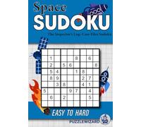 Space Sudoku: A Stellar Collection of Accessible Grids to Unwind and Destress | 6x9 inches, 110 pages | 50+ Pages | Solutions Incuded