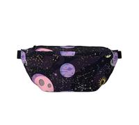 Space Universe Cosmic Stars - Mochila bandolera bandolera para viajes, senderismo, para mujeres y hombres, multicolor, Talla única, Mochila de senderismo