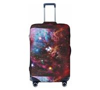 Space With Cluster - Funda protectora de equipaje de viaje, elástica, a prueba de arañazos, varios tamaños, Blanco, S