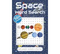 Space Word Search Each puzzle includes a fun fact: Word Searches with Easy to Read Print about Space, planet, Galaxy and More | 6x9 inches, 110 pages ... … Gift for Vacations, Holidays and Free Times