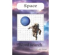 Space Word Search Puzzle Book: A Fun and Relaxing Puzzle Collection with Easy-to-Read Print about Astronomy, Space, Stars, and More