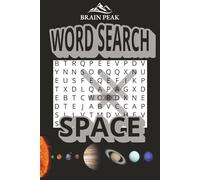 Space Word Search Puzzle Book: Word Search with Easy to Read Print about Space, Galaxy, Cosmos and More. | 6x9 Inches, 110 pages | 50+ Puzzles ... Gift for Vacations, Holidays and Free Times.