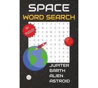 Space Word Search Puzzle Book: Word Searches with Easy to Read Print about Outer Space | 6x9 inches, 110 pages | 50+ Puzzles... Gift for Vacations, holidays and Free Time Fun