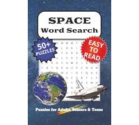 Space Word Search Puzzle Book: Word Searches with Easy to Read Print about Space, Astronomy, Planets and More | 6x9 inches, 110 pages | 50+ Puzzles… Gift for Vacations, Holidays and Free Times