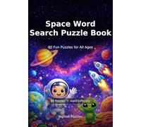 Space Word Search Puzzle Book: Word Searches with Easy to Read Print about Space, Space and More | 6x9 inches, 104 pages | 80 Puzzles ... Gift for Kids, Adults, Seniors