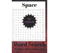 Space Word Search Puzzle Book: Word Searches with Easy-to-Read Print about Space, Space terminology, spacecraft, and More | 6X9 inches, 108 Pages | ... … Gift for Vacations, Holidays and Free Times