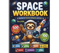 Space Workbook For Kids: Space Quiz Book for Kids Fun 500 Multiple Choice Questions and 100 Coloring Pages About Space Missions, astronomy, Planets, ... 5-8 astronomy (Kids Workbooks Kindergarten)