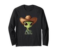 Space Wrangler Alien para una mirada galáctica Manga Larga