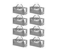 SpaceAid Bolsas de mudanza resistentes, bolsas de almacenamiento extragrandes con correas de mochila, asas fuertes y cremalleras, alternativa a las cajas de mudanza, suministros de embalaje y mudanza