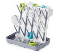 SpaceAid Estante de Secado de biberones con 20 Ganchos, Estante para Botellas de Cocina Que Ahorra Espacio, Organizador Vertical para biberones para Accesorios de Almacenamiento de encimera (Blanco y