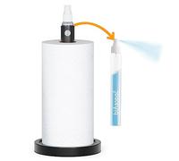SpaceAid Soporte 2 en 1 para Toallas de Papel con Botella de Spray, Soporte para Toallas de Papel de encimera con pulverizador en el Centro Interior, Rodillo de Toallas de Papel Debajo del gabinete