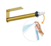 SpaceAid SprayNeat - Soporte para Toallas de Papel con Botella de Aerosol, Soportes para Toallas de Papel Debajo del gabinete con pulverizador en el Centro Interior, Rodillo de Toallas de Papel para