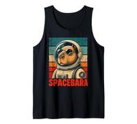 Spacebara Capibara Astronauta Espacio Retro Vintage Guay Camiseta sin Mangas