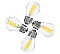 Spacelumen Bombillas regulables E27 de 4W, equivalente a 40W, casquillo G45, blanco cálido 2700K, bombillas LED para ventiladores de techo, lámparas de tocador y lámparas colgantes, paquete de 4