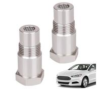 Spacer Adapter - 304 Stainless Steel 7x10x2.5cm | O2 Sensor Bung | 2 Pack Oxygen Sensor Spacer Connector Automotive Engine Bypass Drain Drip Repair Tool For Cars Trucks Vehicles