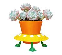 Spaceship Plant Pots, Indoor Flower Planters, Portable Planter with Modern Design, Sturdy Cactus Container, Garden Pot with Shape, Home Decoration for Balcony Desk and Nursery