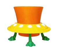 Spaceship Plant Pots, Indoor Flower Planters, Portable Planter with Modern Design, Sturdy Cactus Container, Garden Pot with Shape, Home Decoration for Balcony Desk and Nursery