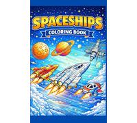 Spaceships & Space Adventures Coloring Book: Epic Sci-Fi Scenes for Kids, Teens & Adults