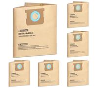 SpaceTent Paquete de 6 bolsas de filtro de repuesto DXVA19-4104 de alta eficiencia para aspiradoras húmedas y secas DEWALT de 5 a 8 galones - Parte # DeWalt DXVA19-4104