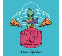 SPACETIME PALS COLORING BOOK: Relaxing Chill Vibes Coloring Book for Stress Relief and Creative Fun
