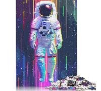 Spacewalking in Silence Puzzles Imposible,desafío for Adults Entretenimiento Creativo 1000 Piezas Obra De Arte De Juego De para Adultos Y Niños Mayores De 12 Años 1000pcs (75x50cm)