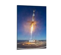 SpaceX Falcon 9 In The Sky Space Poster Office Room Decor Cosmic Starry Sky Wall Art Posters para decoración de pared 30 x 45 cm