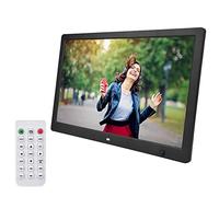 Spacmirrors Marco de Fotos Digital, 15,4 Pulgadas Resolución 1280 * 800 Relación de Pantalla 16:10 Soporte de Perspectiva de 45 Grados Reproducción de Video/Reproducción de Imágenes/Reloj Desper