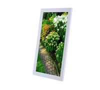 Spacmirrors Marco de Fotos Digital de 19 Pulgadas HD 1080P Digital, se Puede Colocar verticalmente máquina publicitaria Pantalla Foto/música/Reproductor de vídeo Calendario Despertador temporizado
