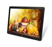 Spacmirrors Marco de Fotos Digital Marco de Fotos de 14,1 Pulgadas Álbum Digital electrónico HD Soporte 1280 * 800P Soporte de Calendario Soporte de Reloj Despertador Máquina de Interruptor autom