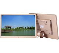 Spacmirrors Marco de Fotos Digital, Marco de Fotos Digital 15.4 Pulgadas 1280x800 Alta resolución 16:9 FHD Pantalla IPS Marcos de Fotos Digitales Soporte de 4 Colores Entrada HDMi Reproducción de V