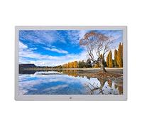 Spacmirrors Marco de Fotos Digital, Marco Digital Marco de Fotos Digital de 17 Pulgadas Álbum de Fotos electrónico LED Reproductor de Publicidad Negro Plata Rosa Oro, Resolución 1440x900P, Calenda