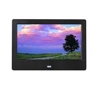 Spacmirrors Marco de Fotos Digital Pantalla de Mesa Marco de Fotos electrónico Alta resolución 1024x600 Marco de Fotos Soporte reproducción de Video Tiempo Calendario Temporizador Interruptor mús