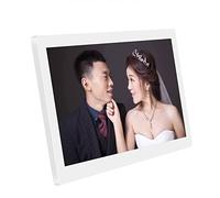 Spacmirrors Marco de Fotos Digital WiFi Pantalla táctil IPS de 10 Pulgadas Pantalla HD con aplicación Pronóstico del Tiempo Almacenamiento Incorporado de 16 GB Máquina de Publicidad Comercial Rep