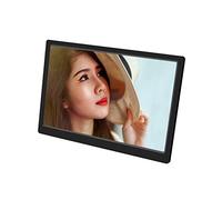 Spacmirrors Marco de Fotos Digital WiFi Pantalla táctil IPS de 10 Pulgadas Pantalla HD con aplicación Pronóstico del Tiempo Almacenamiento Incorporado de 16 GB Máquina de Publicidad Comercial Rep