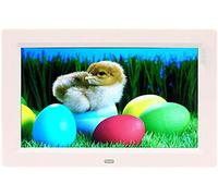 Spacmirrors Marcos de Fotos Digitales 9 Pulgadas Operación Simple electrónica Reproductor de Publicidad Multimedia Video Música Reproducción de imágenes Reloj Función de Calendario ()