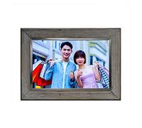 Spacmirrors Marcos de Fotos Digitales El Sensor de Gravedad Gira automáticamente Horizontal y verticalmente, álbum de Fotos electrónico montado en la Pared Reproductor de Control Remoto Inteligent