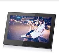 Spacmirrors Photo Marco de Fotos Digital de álbum de Fotos electrónico WiFi versión de Red Inteligente de Alta definición de 10,1 Pulgadas, resolución HD de 1024 * 600, función de detección de