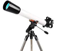 Spacmirrors Telescopio Refractor astronómico, Telescopio astronómico para Exteriores de Gran Aumento Trípode de diseño de Refractor óptico monocular 270X, para Interiores y Exteriores