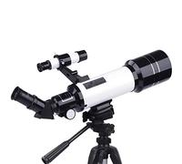Spacmirrors Telescopios para Adultos, Apertura de 70 mm, Montaje AZ de 400 mm, telescopio para niños Principiantes, telescopio Refractor de astronomía telescopio portátil con trípode, Adaptador de